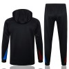 Tréninkový Mikina Barcelona Hoodie Čtvrt Zip Černá 2024-25